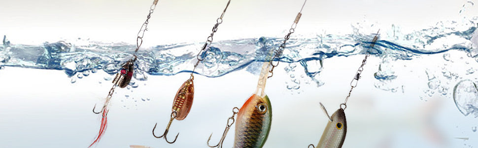 50Barrel Snap Swivel with Ball Bearing and connector