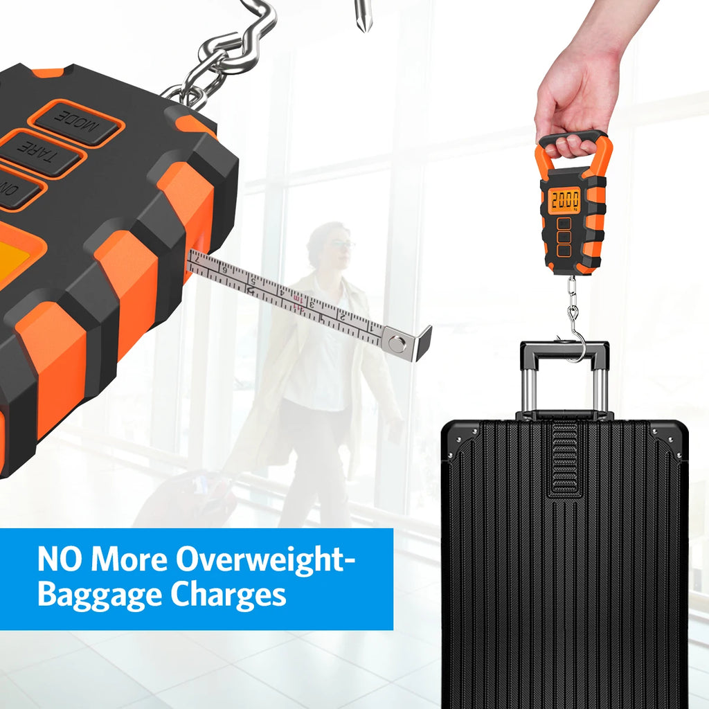 50KG Digital Fishing Scale with Ruler