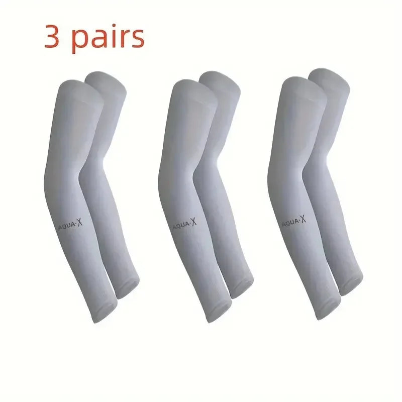 3 Pair of Breathable Sun Protection Sleeves