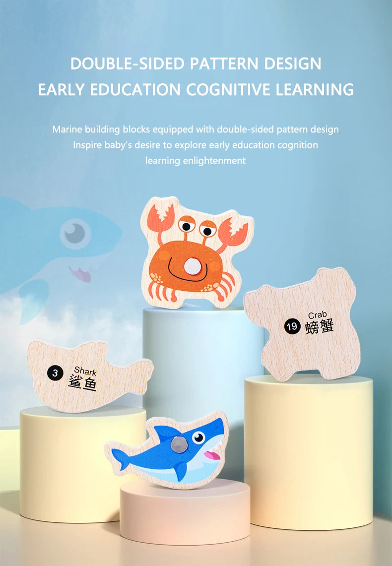 Wooden Magnetic Fishing Toys