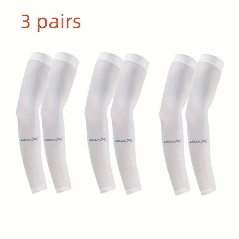 3 Pair of Breathable Sun Protection Sleeves