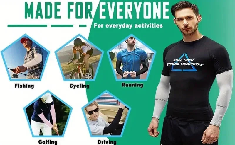 3 Pair of Breathable Sun Protection Sleeves