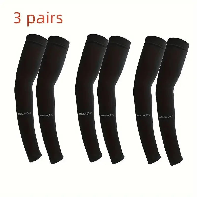 3 Pair of Breathable Sun Protection Sleeves
